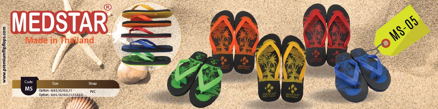 Ekspressive Palm Screen Print Flipflops