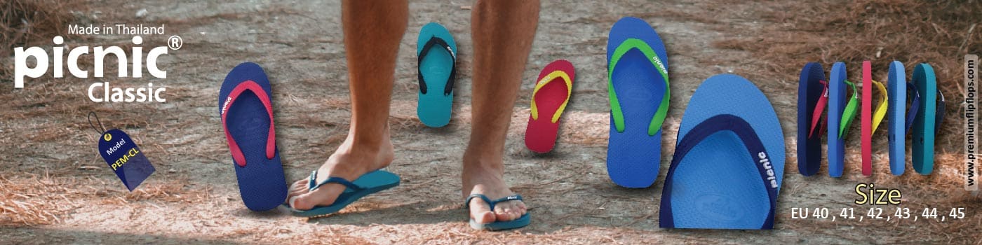 Picnic Klassiske Gummiflip-Flops