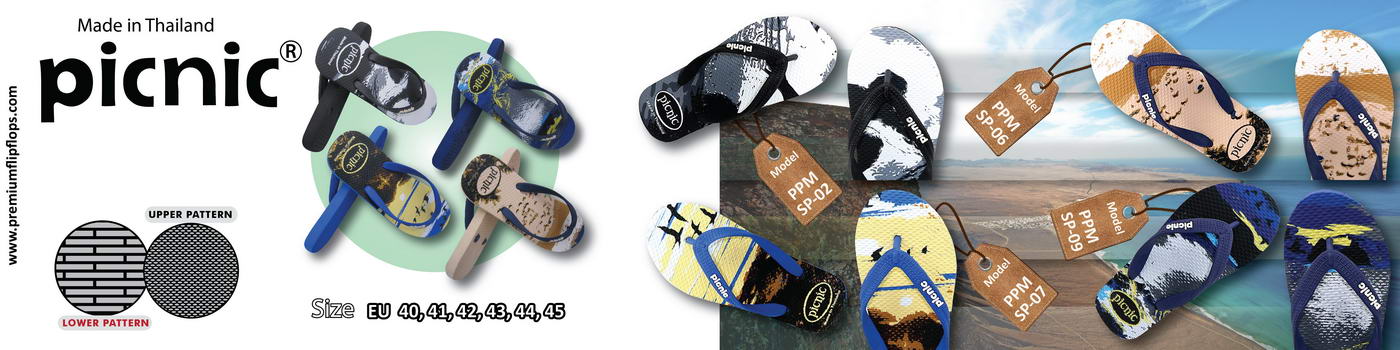 Chanclas De Goma Con Pantalla De Hombre Picnic