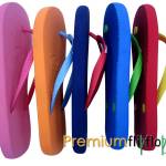 Logo Picnic Deep Biru timbul Klasik Karet Alam Sandal jepit - Hijau santai - Gambar 6