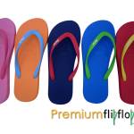 Logo Picnic Deep Biru timbul Klasik Karet Alam Sandal jepit - Hijau santai - Gambar 5