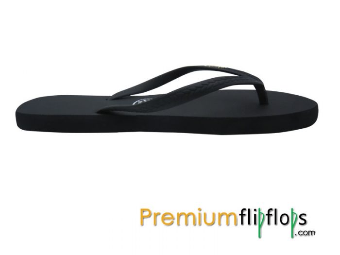 Blackish Feminine Rubber Flip Flops