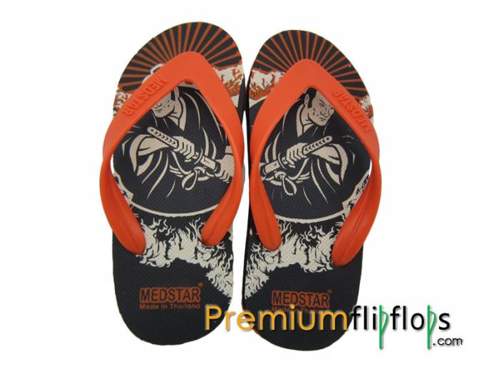 Boys Attractive Samurai Printed Slippers