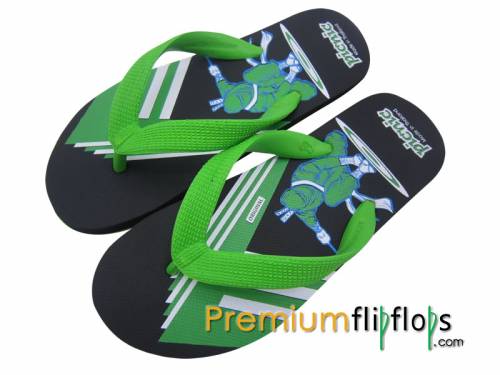 Boys Distinctive Samurai Print Flip Flops