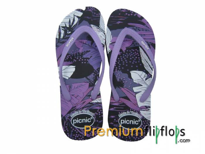 Pantoufles Botaniques Rouges Classiques - Tongs En Caoutchouc Naturel Et Eva – Image 3