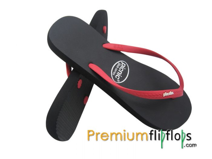 Bold Black Picnic Slick Series Flip-Flop Slim Rosy Strap - Gambar 2