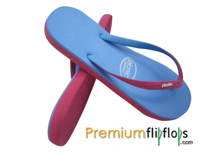 California Cornflower, Chanclas De Goma Confort Picnic Fucsia - Imagen 2
