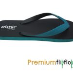 Selipar getah asli "Black Midnight, Stone Turkish" Picnic Comfort - Image 4