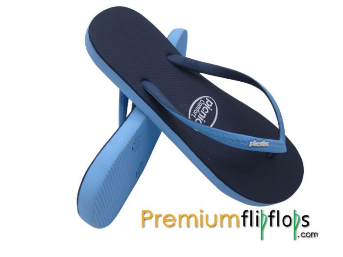 Chanclas De Goma French Navy, Cornflower Picnic Comfort - Imagen 2