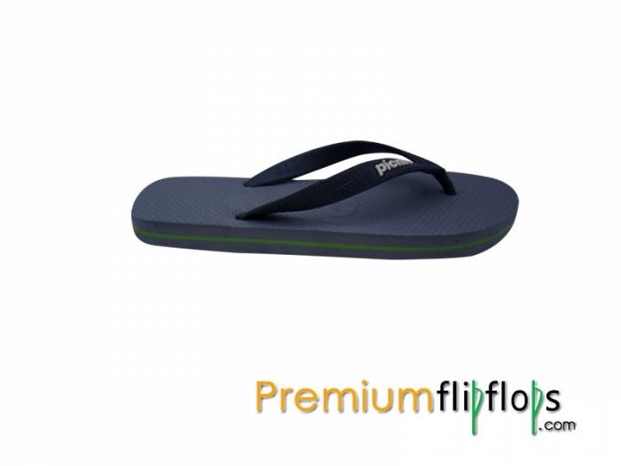 Logo Ash Abu-Abu Picnic Timbul Slick Karet Alam Sandal Jepit - Cool Abu-Abu - Gambar 4