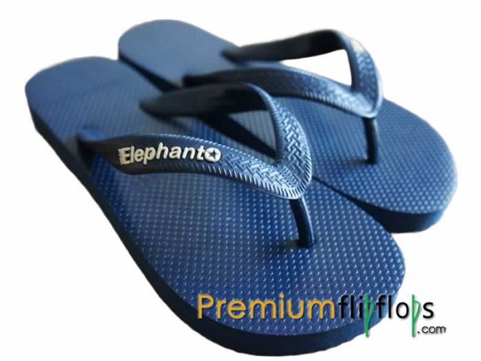 Selipar Getah Asli Hawaii Mono Navy Blue Natural Rubber - Keselesaan Dan Kebolehpercayaan Berkekalan - Image 5