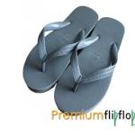 Men's Wild Elephant Star Grey Natural Rubber Flip-Flops- Kenyamanan dan Daya Tahan - Gambar 5