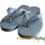 Men's Wild Elephant Star Grey Natural Rubber Flip-Flops- Kenyamanan dan Daya Tahan