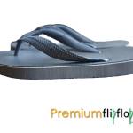 Men's Wild Elephant Star Grey Natural Rubber Flip-Flops- Kenyamanan dan Daya Tahan - Gambar 4