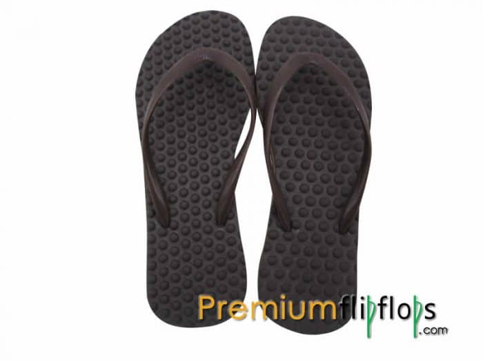 Chanclas Mujer Health Mo-L Caucho Natural Y Eva Marrón - Imagen 3