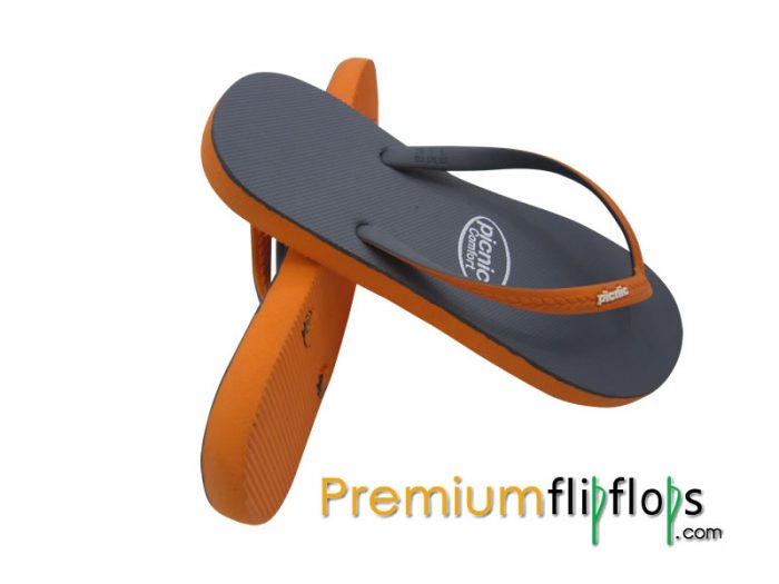 Marsopa Acuática, Chanclas De Goma Tangerine Picnic Comfort - Imagen 2