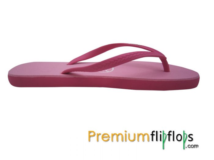 Sandal Jepit Karet Alam Ramping Piknik &Quot;Taffy Cotton Candy, Rosy&Quot; - Gambar 4