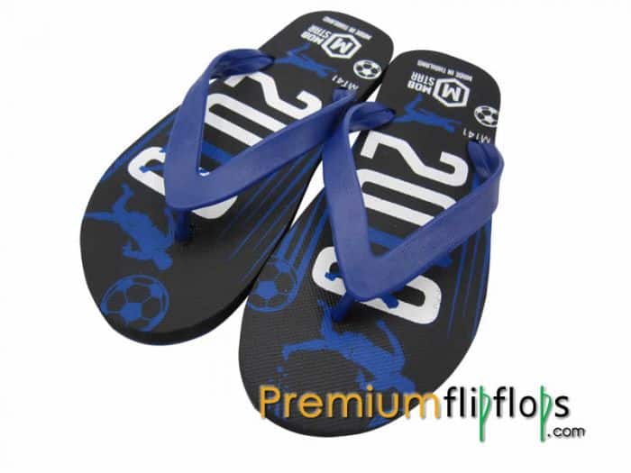 Custom Print Mt-41-Oem Natural Rubber And Eva Slippers Ball Printed
