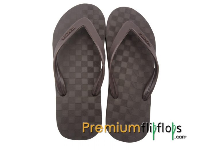 Selipar Getah Asli Dan Corak Persegi Pola Square M8 Yang Diproses Secara Manual - Image 3