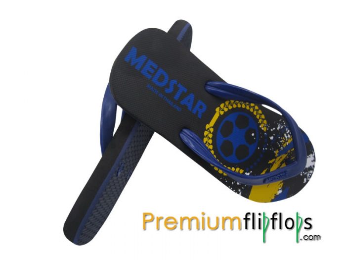 Sprinkled Color Medstar Mt-59 Natural Rubber And Eva Flip-Flops - Image 2