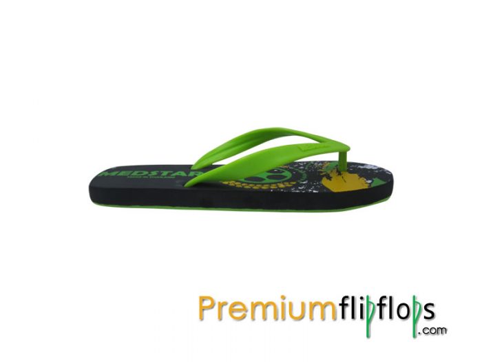 Gents Genuine Rubber Vibrant Ball Flip Flops