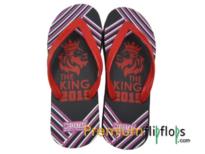 Gents Lion The King Print Slippers