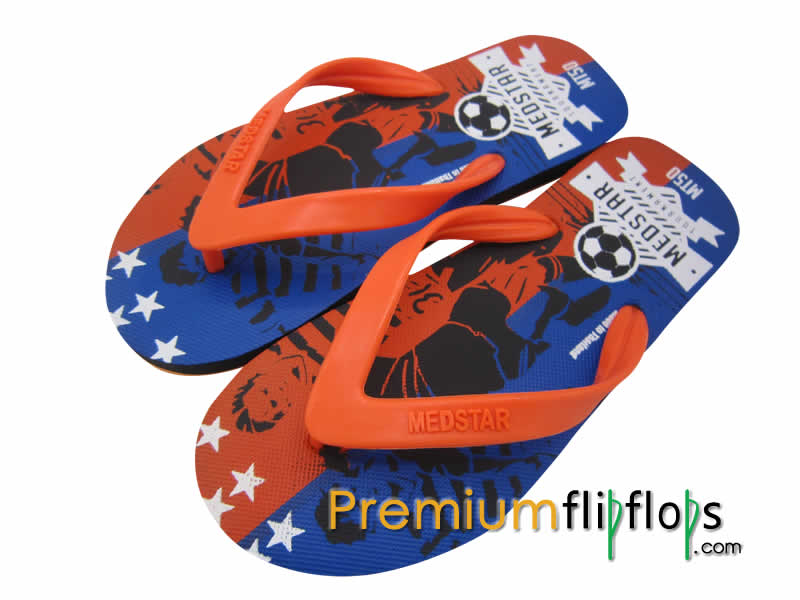 Gents Medstar Team Print Flip Flops