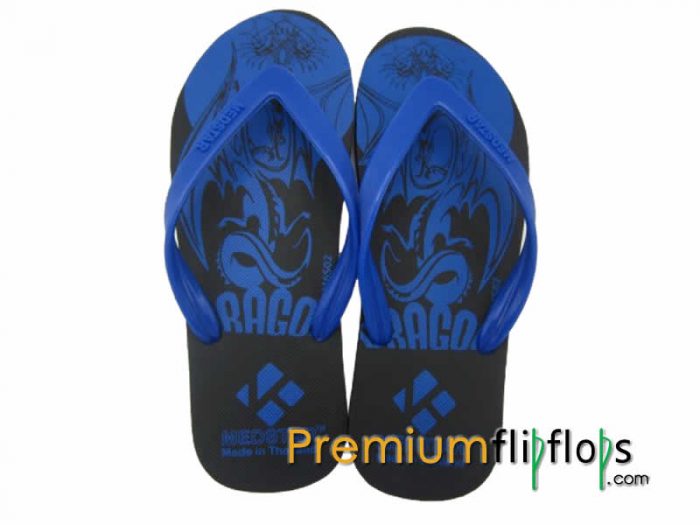 Gents Recycleable Dragon Printed Slippers