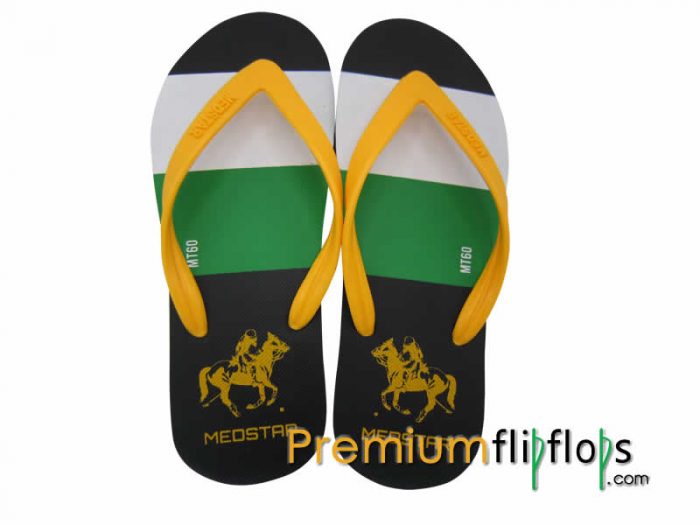 Gents Recycleable Polo Printed Slippers