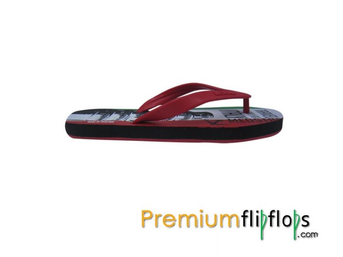 Gents Thai Italy Travel Print Flip Flops