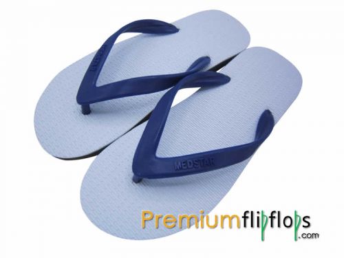 Gents Trendy White Upper Flip Flops