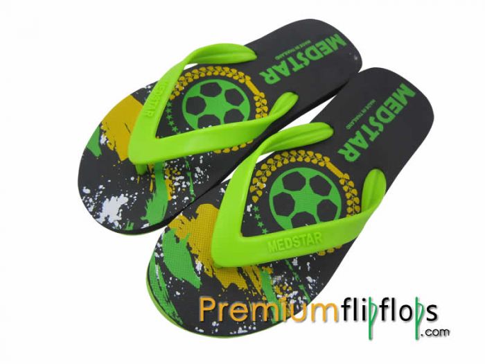 รองเท้าแตะผู้ชาย Vibrant Ball รุ่น Medstar Mt-59 ผลิตจากยางพาราและยาง Eva