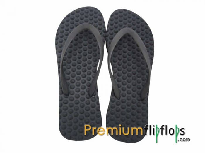 Chanclas Rubber Bubble Health Mo-L Caucho Natural Y Eva Para Mujer Gris - Imagen 3
