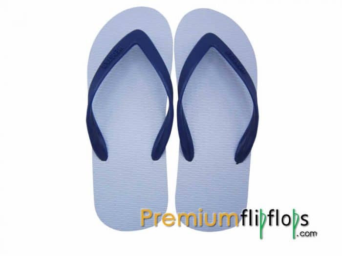 Genuine Trendy White Upper Flip Flops