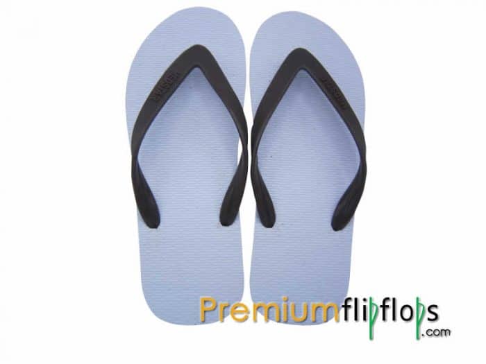 Genuine White Top Gents Rubber Flip Flops