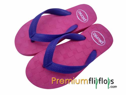 Girls Rigid Pattern Flip Flops