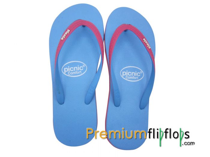 California Cornflower, Chanclas De Goma Confort Picnic Fucsia - Imagen 3