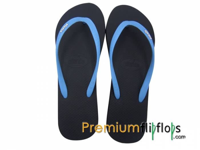 Ladies Midnight Black Flip Flops