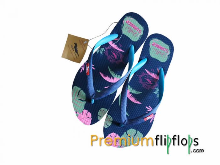 Ladies Premium Quality Ladies Wild Horse Printed Flip Flops