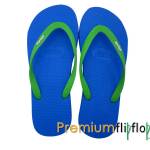 Logo Picnic Deep Biru timbul Klasik Karet Alam Sandal jepit - Hijau santai - Gambar 3