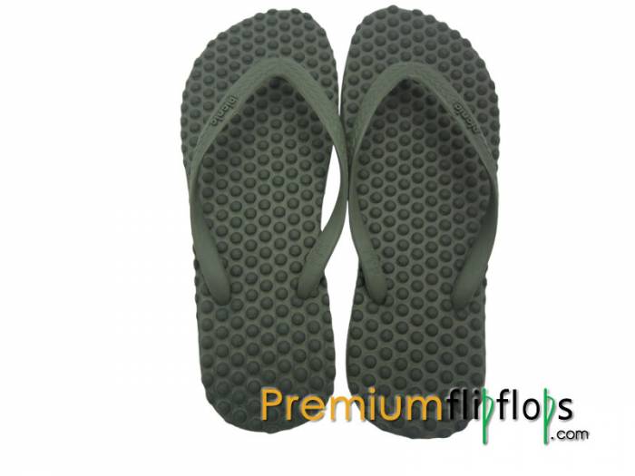 Chanclas De Eva De Caucho Natural Verde Oliva Para Mujer: Terapia De Pies Definitiva - Imagen 3