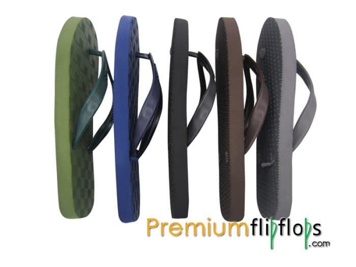 Tongs En Caoutchouc Naturel Et Eva À Motif Carré Supérieur M8 Travaillées À La Main – Image 6