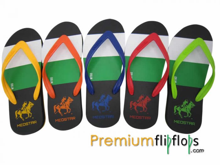 Selipar Horse Polo Medstar Mt-60 Rubber Natural Dan Eva Silk Disaring - Image 3