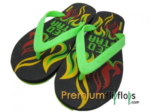 Men Astonishing Firework Flip Flops