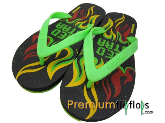 Men Astonishing Firework Flip Flops