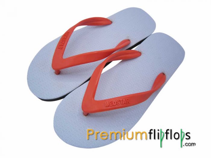 Bon Vendeur Ms-Js Pantoufles En Caoutchouc Naturel Et Eva Haut Blanc Pour Hommes