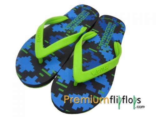 Men Brick Pattern Flip Flops