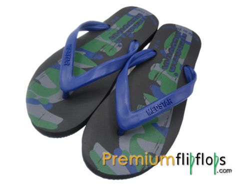 Men Camouflage Pattern Flip Flops