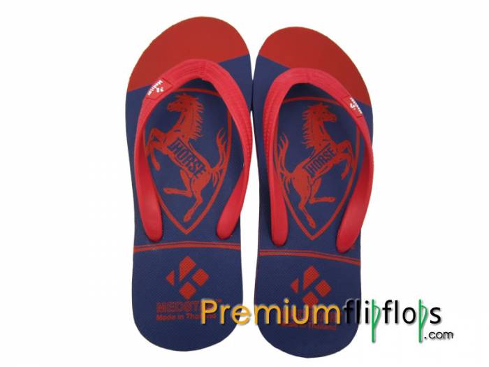 Men Durable Horse Printed Slippers