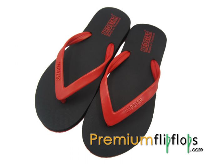 Medstar Logo M6 Tongs En Caoutchouc Naturel Et Eva Sérigraphie